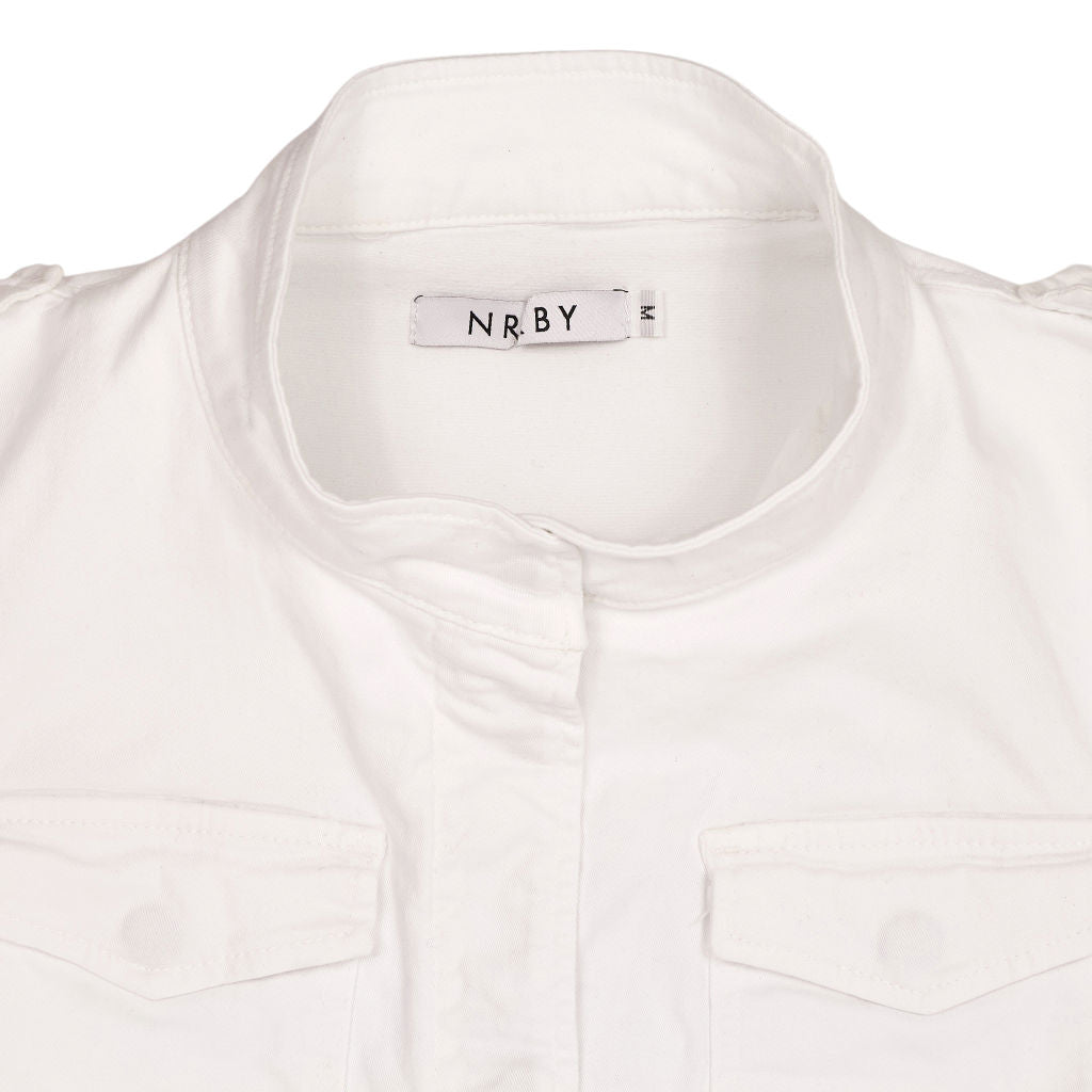 NRBY White Cotton Jacket