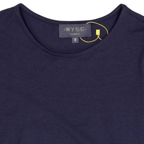 WYSE Navy Midi Dress