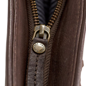 FatFace Brown Leather Shoulder Bag