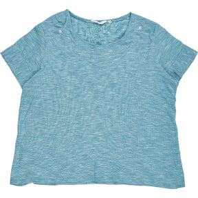 Seasalt Cornwall Teal Striped Top