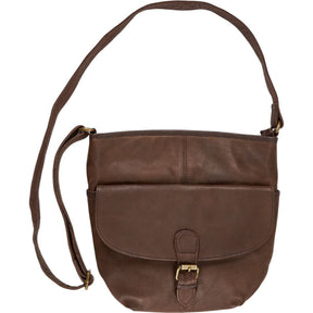 FatFace Brown Leather Shoulder Bag