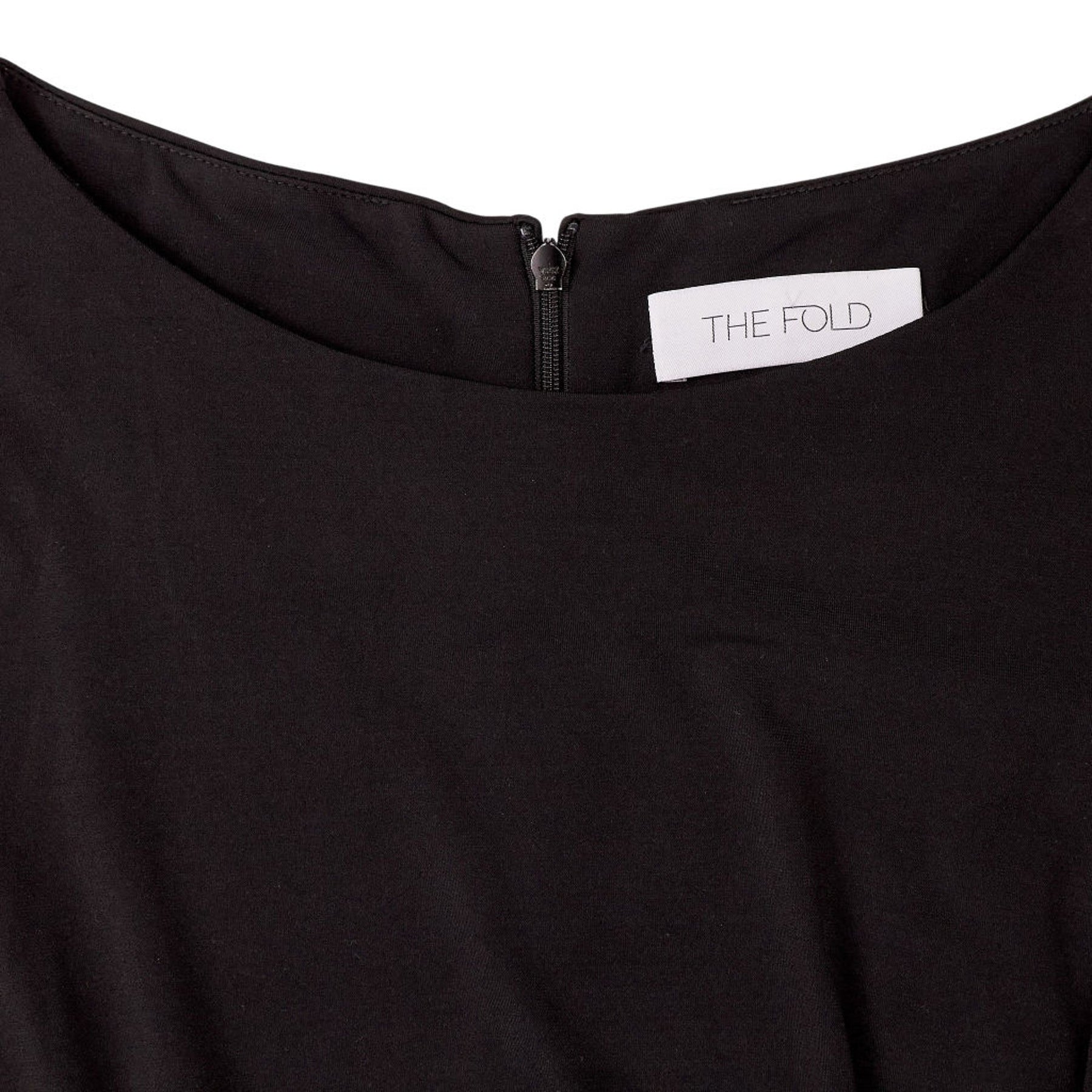 The Fold Black Long Sleeve Dress