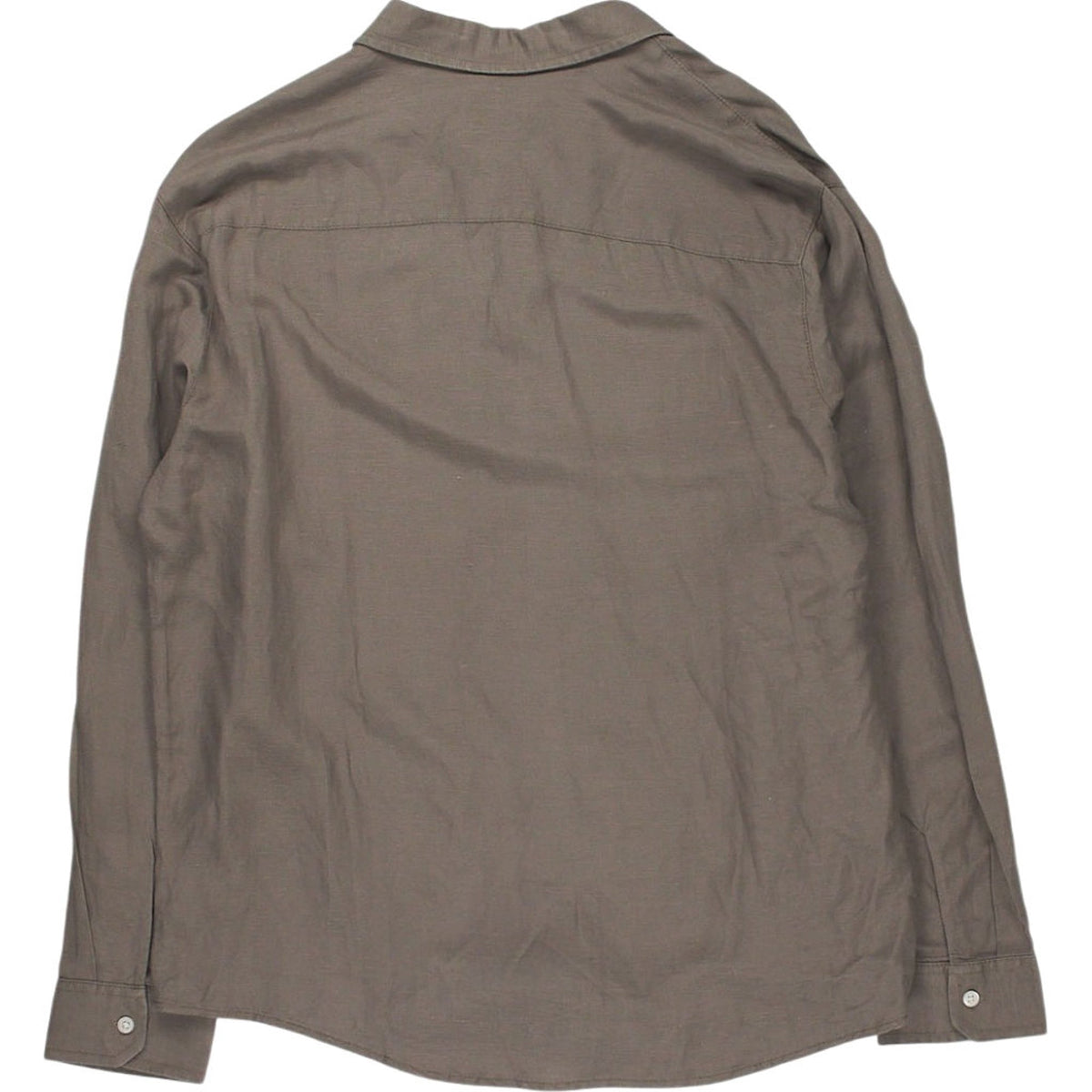 Pull&Bear Taupe Linen Shirt