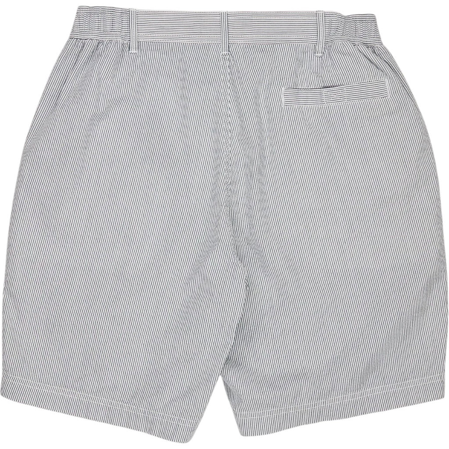 Mr Marvis Blue/White Striped Seersuckers Shorts