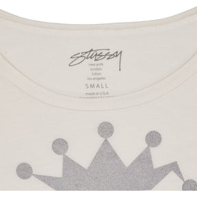 Stussy White Graphic T-Shirt Small