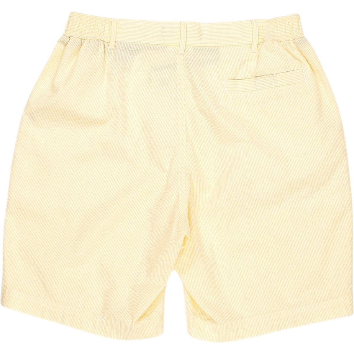 MR MARVIS Yellow Seersucker Shorts