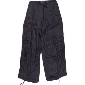 Motel Black Parachute Trousers