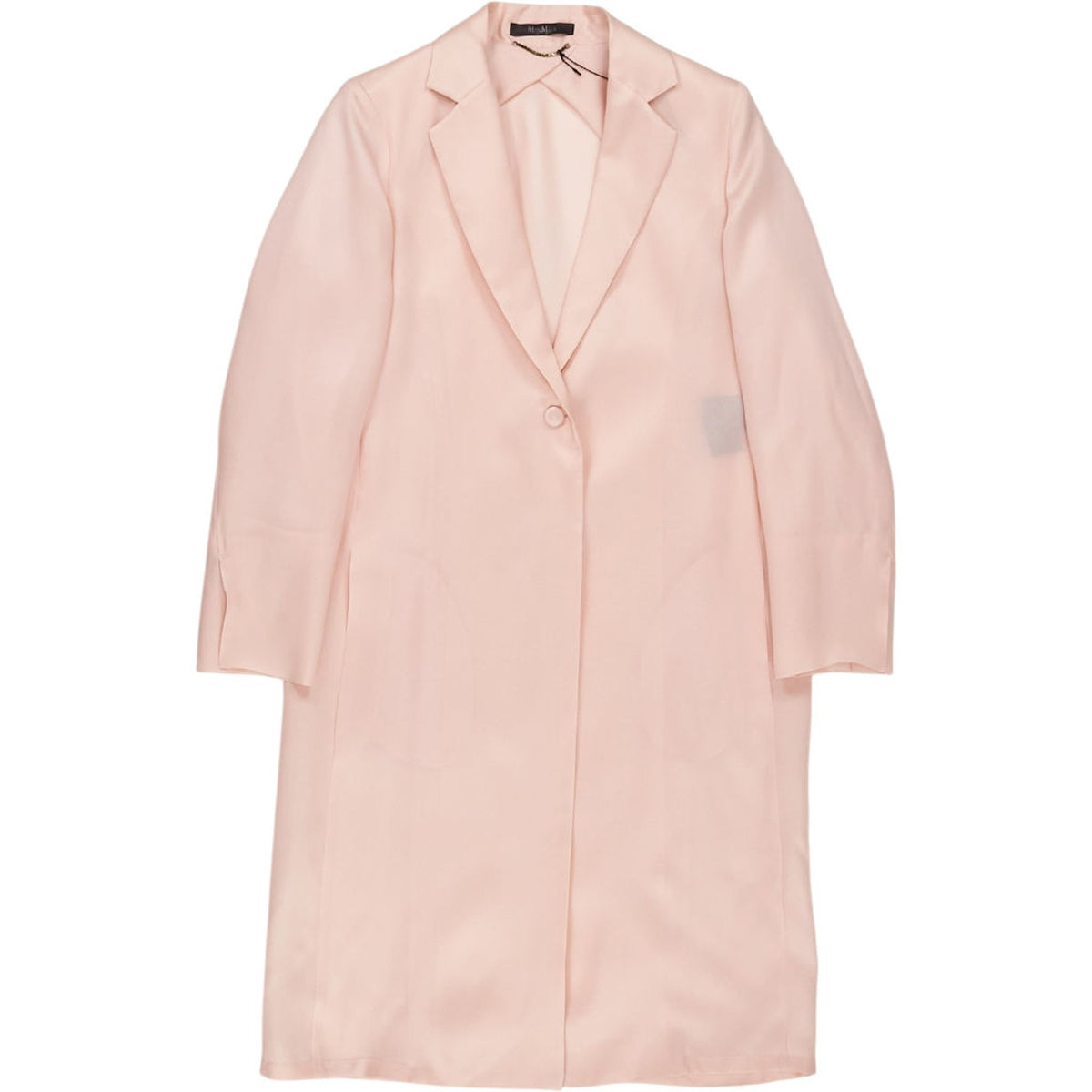 MaxMara Pink Silk Coat