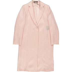 MaxMara Pink Silk Coat