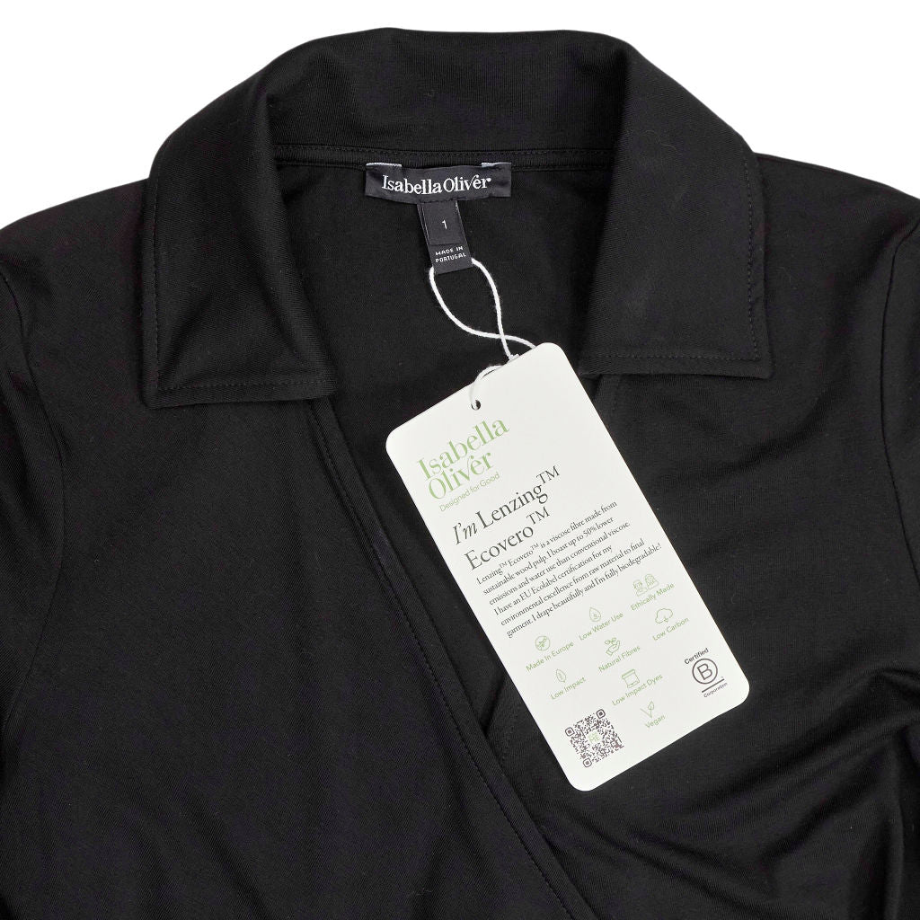 Isabella Oliver Black Polly Dress