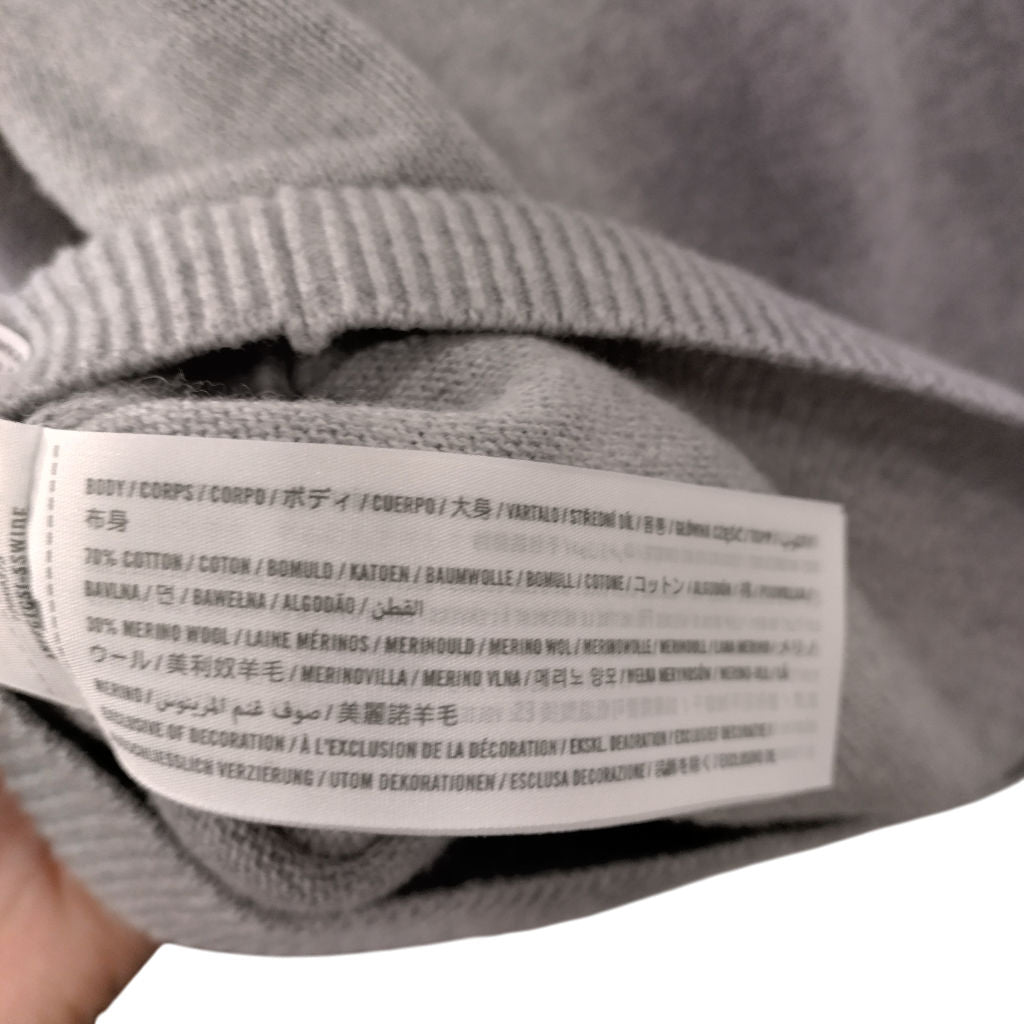 Abercrombie & Fitch Grey Merino Blend Jumper