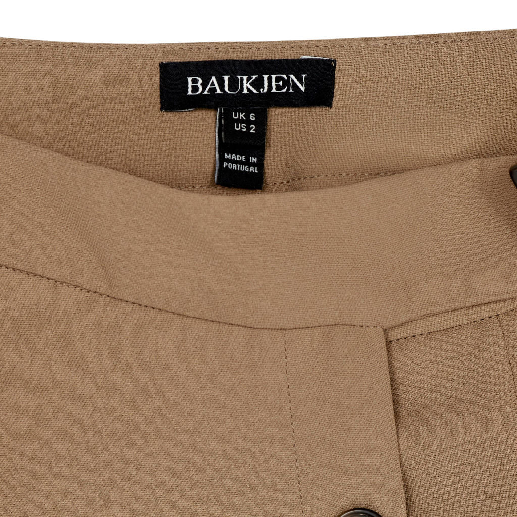 Baukjen Beige Pleated Skirt