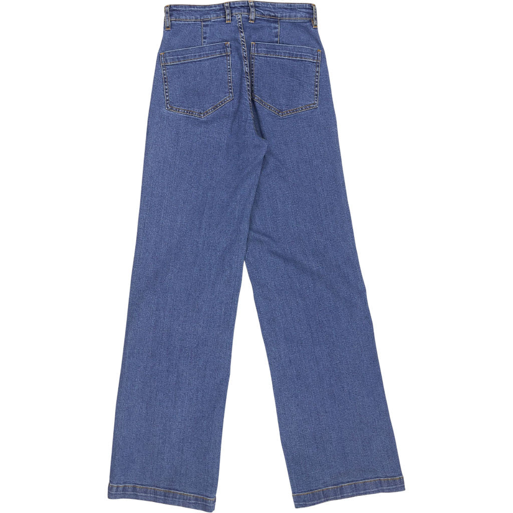 Baukjen Washed Indigo Blue Organic Cotton Lou Jeans