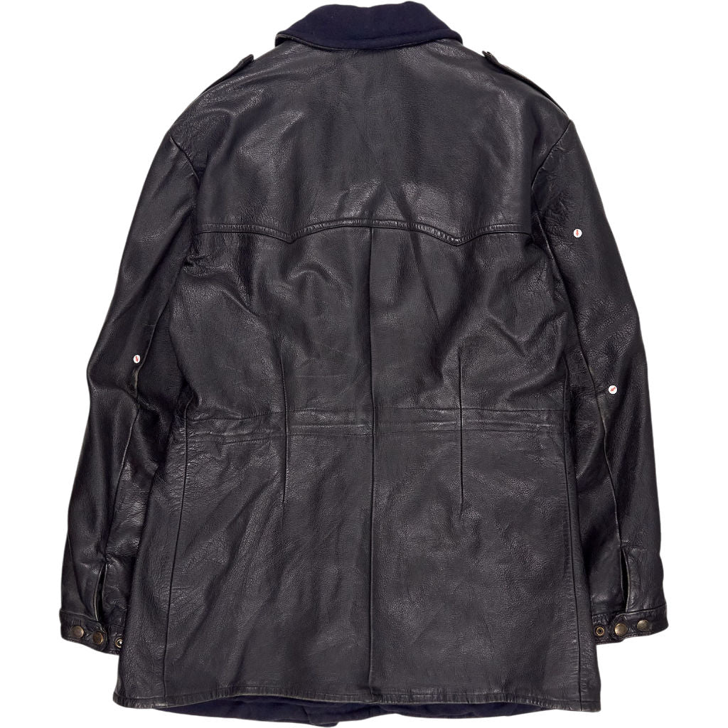 Vintage C'Arols Black Leather Biker Jacket