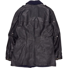 Vintage C'Arols Black Leather Biker Jacket