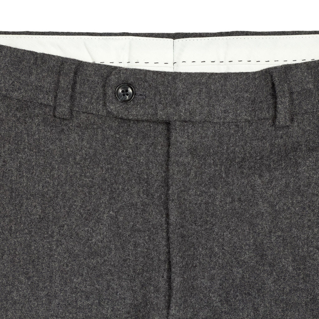 Moss Grey Wool Trousers