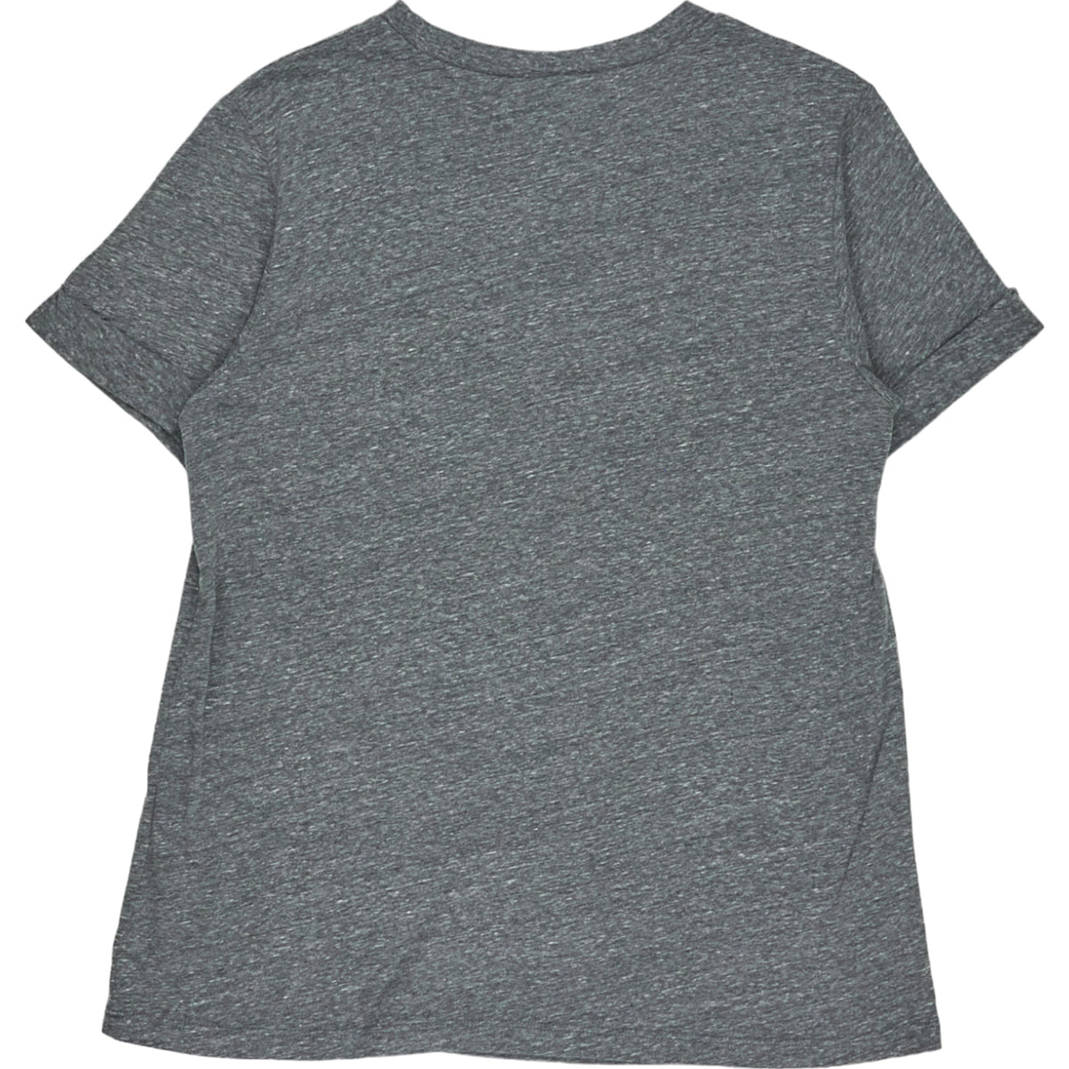 Stussy Grey Heather Cuffed Crew Tee