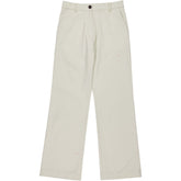 Studio Nicholson Cream Corbu High-Waist Trousers