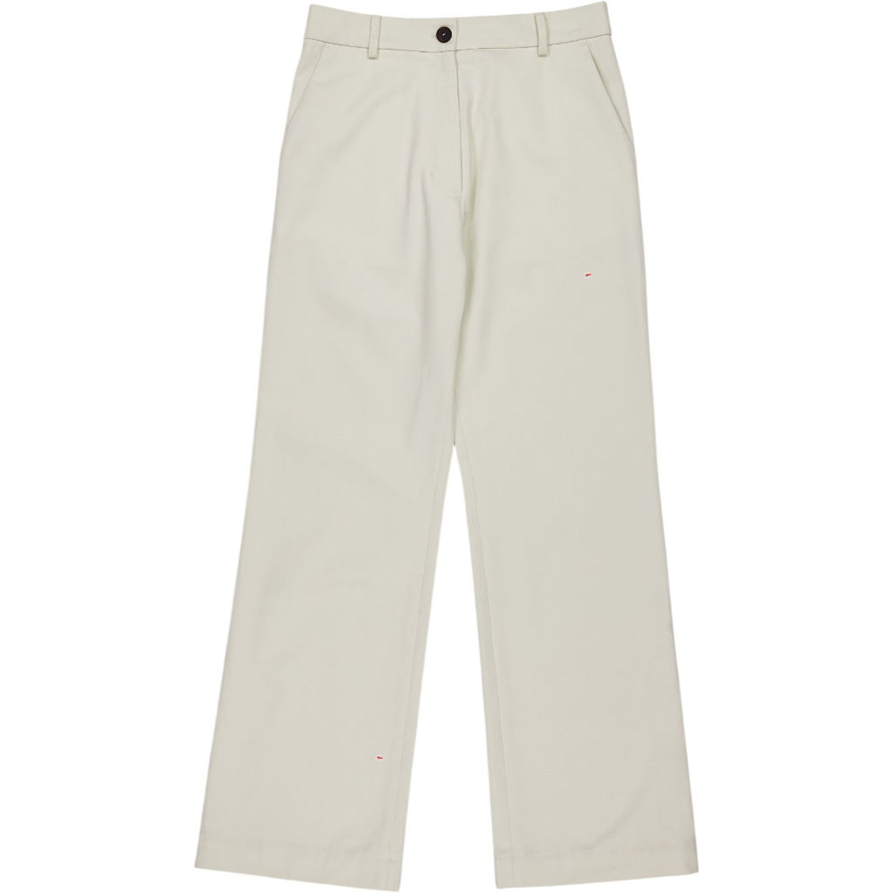 Studio Nicholson Cream Corbu High-Waist Trousers