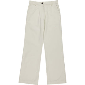Studio Nicholson Cream Corbu High-Waist Trousers