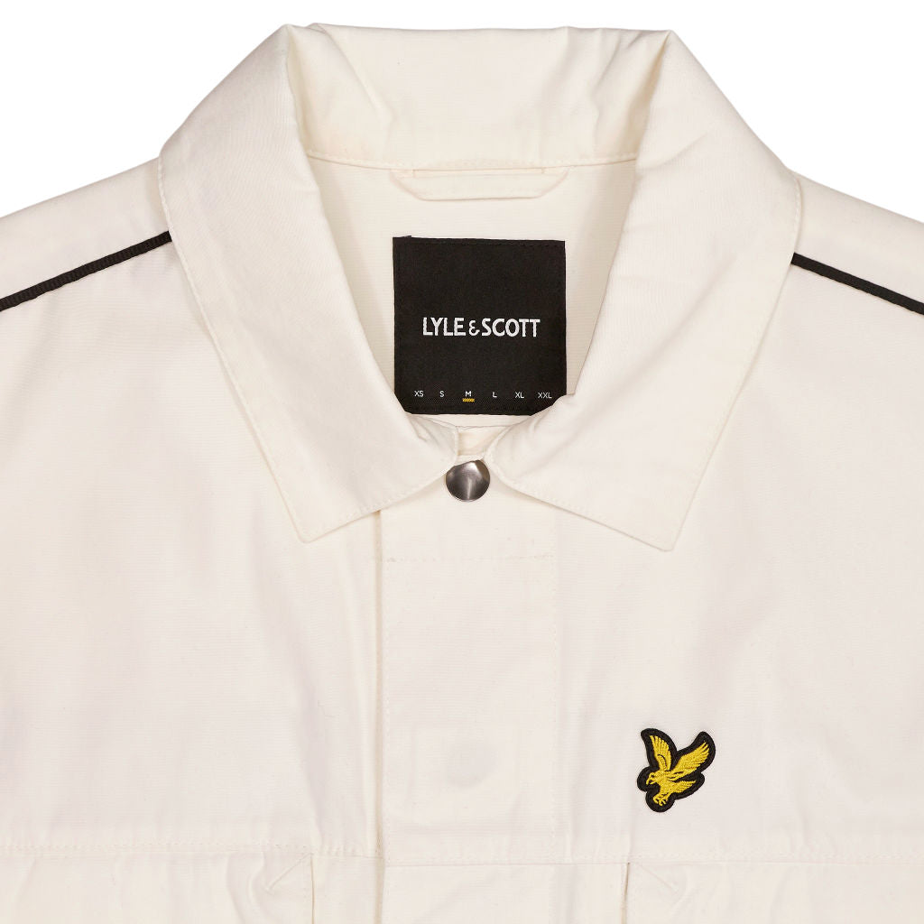 Lyle & Scott White Cotton Overshirt