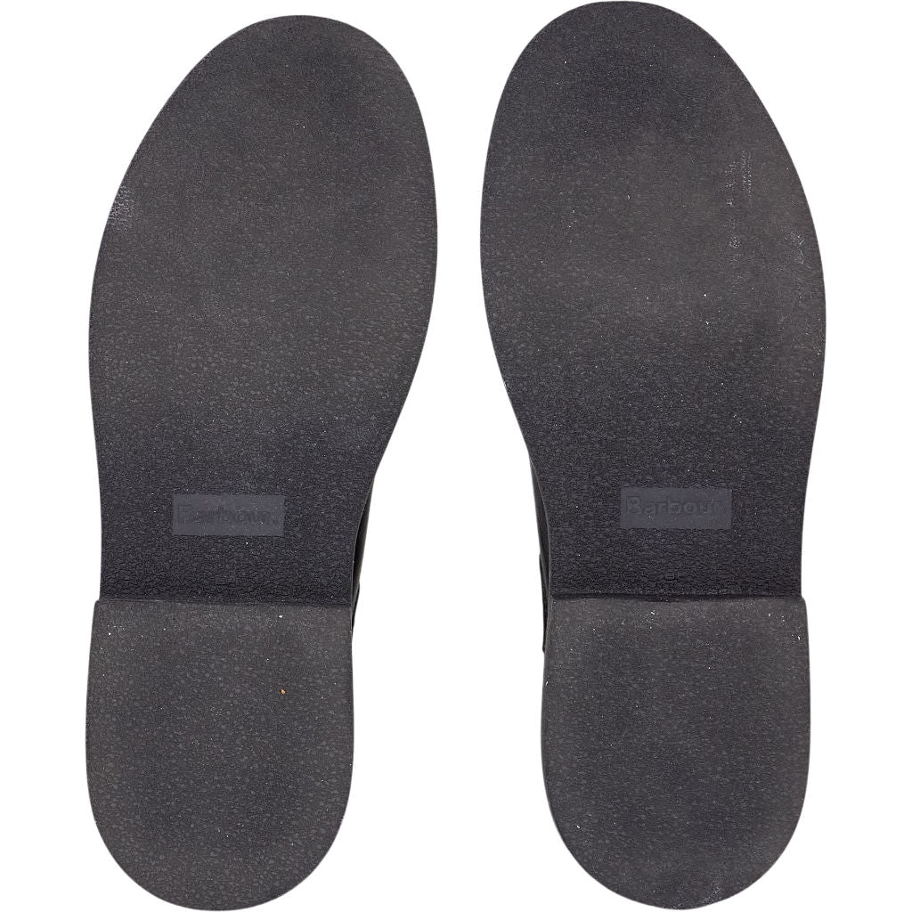 Barbour Black Leather Chelsea Boots