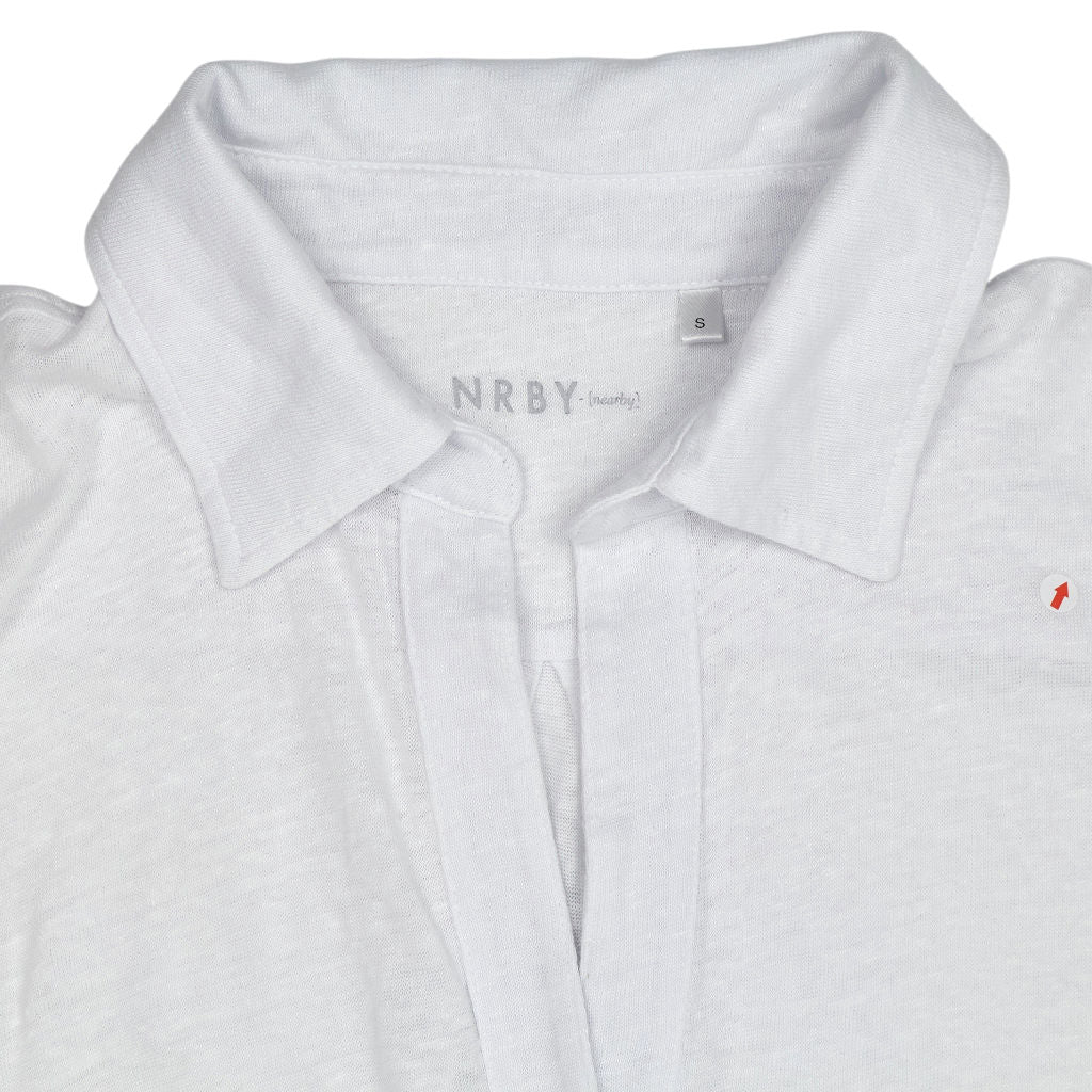 NRBY White Linen Shirt