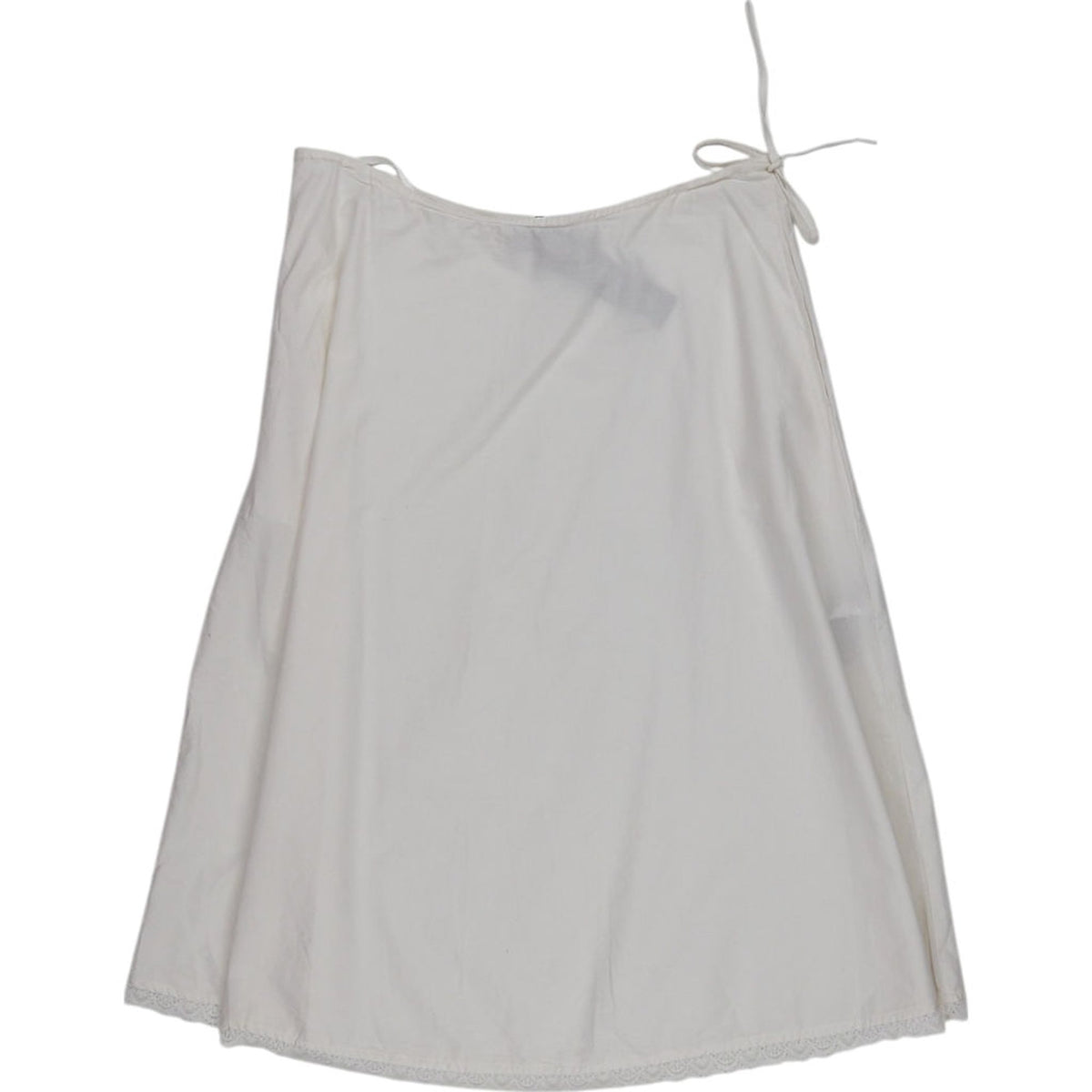 Motel White Taka Midi Skirt Poplin