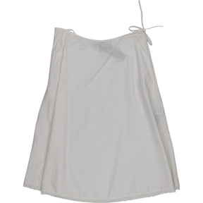 Motel White Taka Midi Skirt Poplin