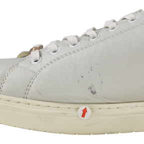 Barbour Grey Leather Trainers