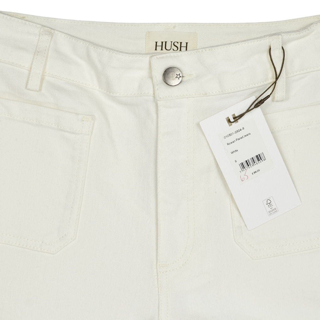 Hush White Rowan Flared Jeans