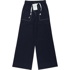 WYSE Navy Wide Leg Trousers