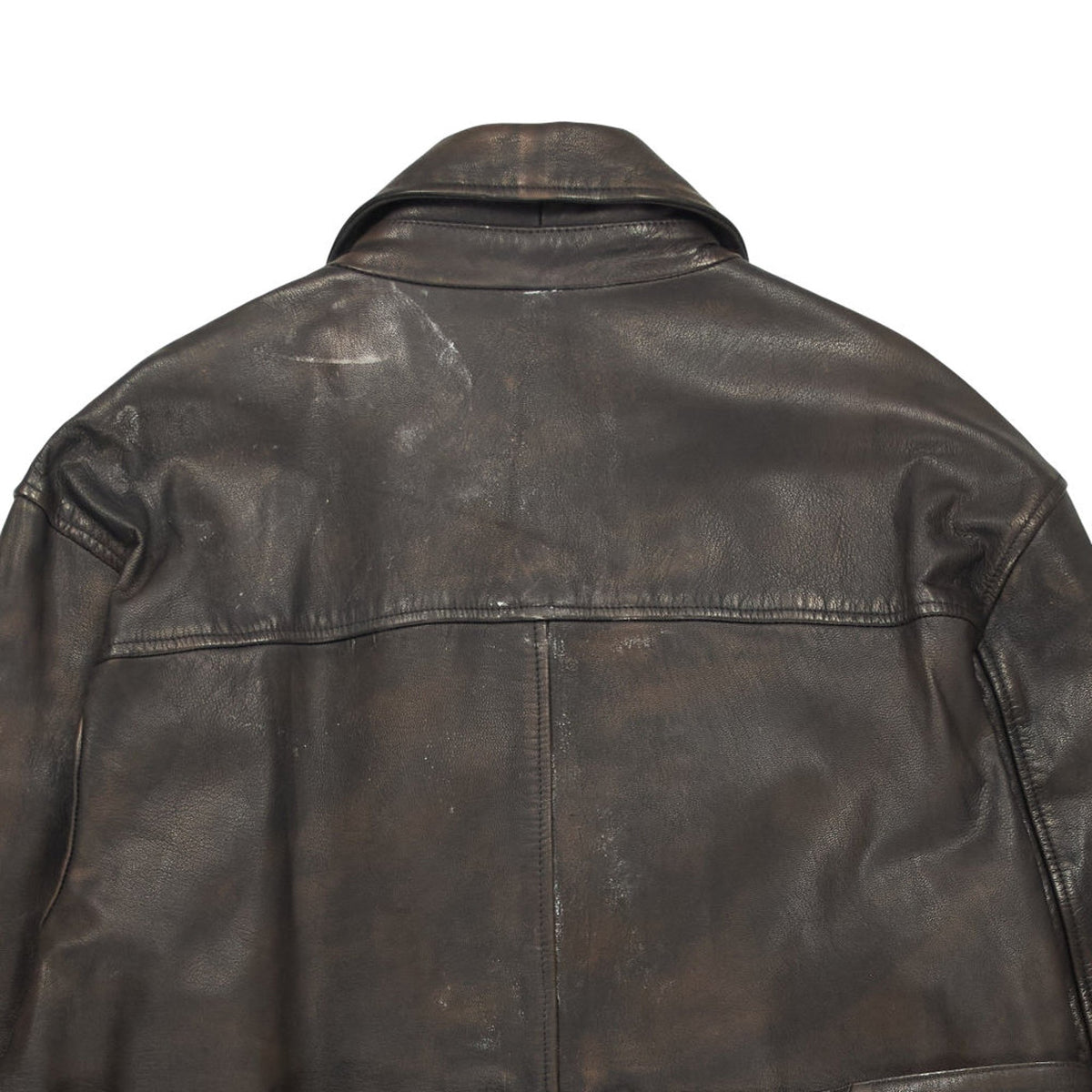 Aligne Chocolate Leather Jole Coat