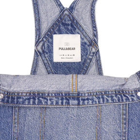 Pull & Bear Blue Denim Overalls