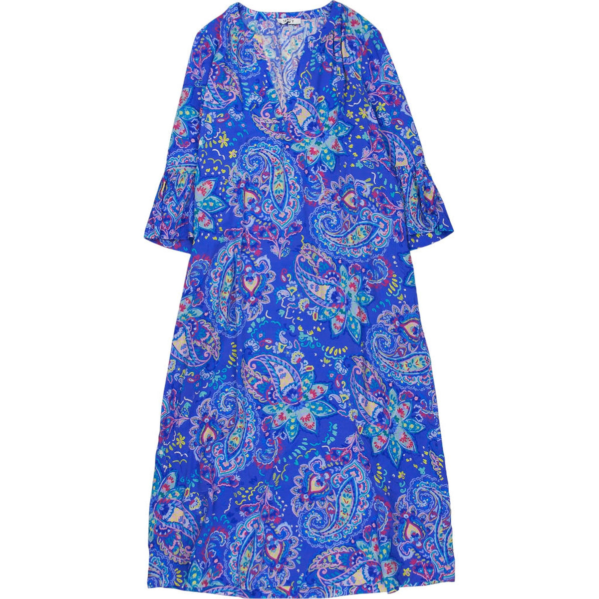 NRBY Blue Paisley Midi Dress