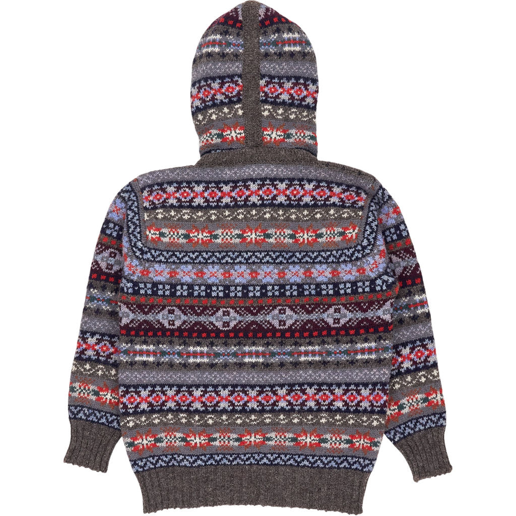 Jamieson's Multi Fair Isle Hooded Jumper
