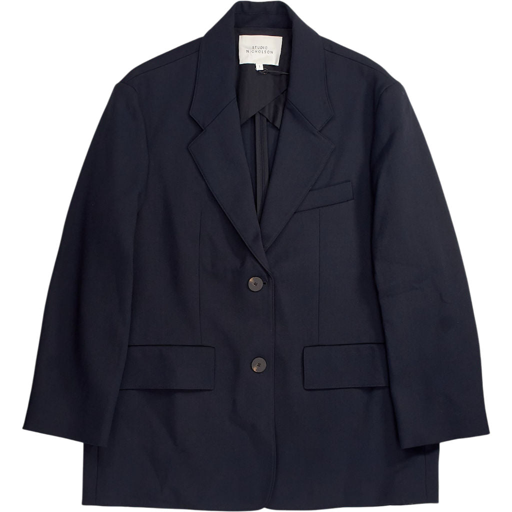 Studio Nicholson Dark Navy Phelps Tailored Jacket