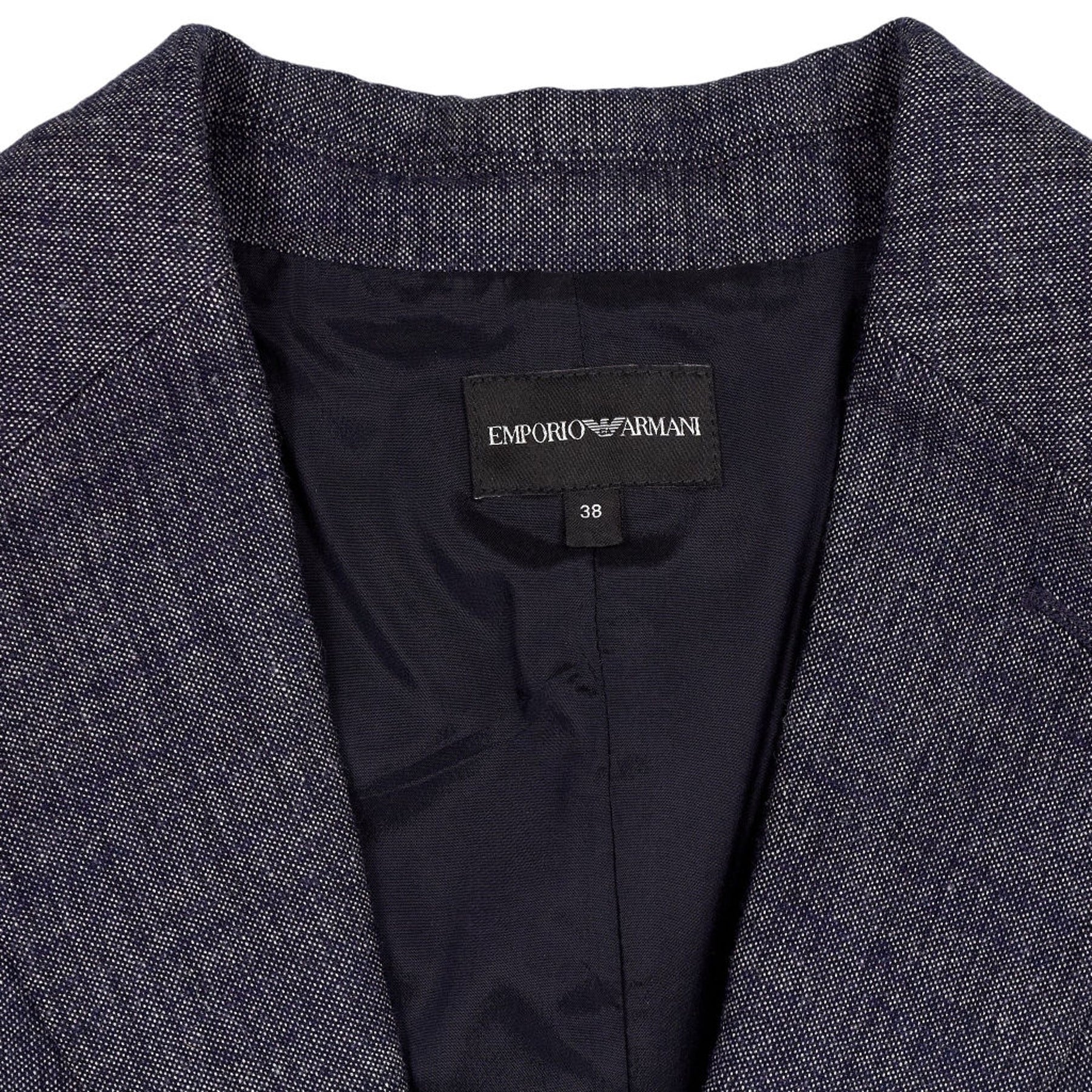 Emporio Armani Blue Wool Blazer