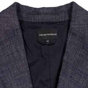 Emporio Armani Blue Wool Blazer