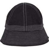 YMC Black Wool Blend Bucket Hat