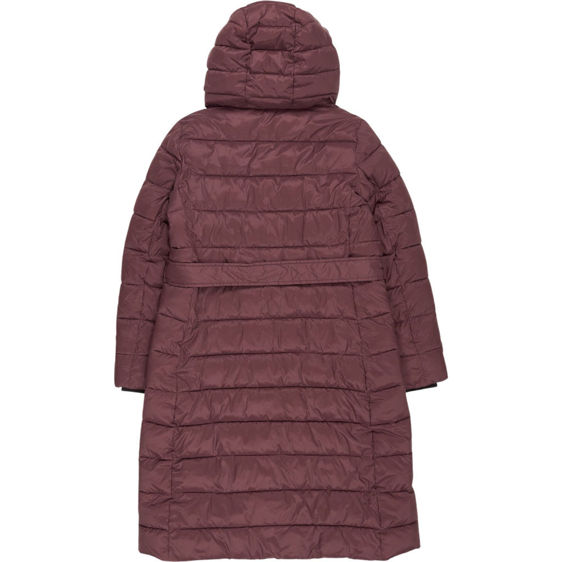 Vince Camuto Burgundy Heavyweight Hooded Coat