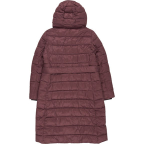Vince Camuto Burgundy Heavyweight Hooded Coat