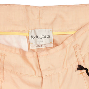 Forte Forte Peach Iridescent Linen Trousers