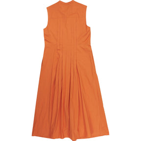 The Fold Orange Sleeveless Dress UK 8