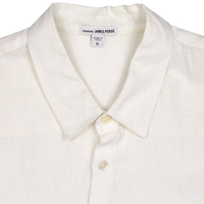 James Perse White Linen Shirt
