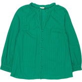 Hush Green Clara Textured Blouse