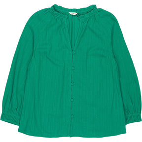Hush Green Clara Textured Blouse