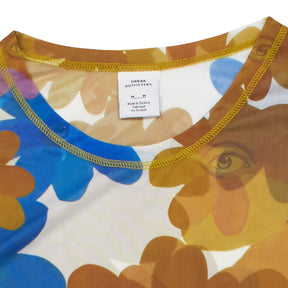 Urban Outfitters Floral Mesh Top
