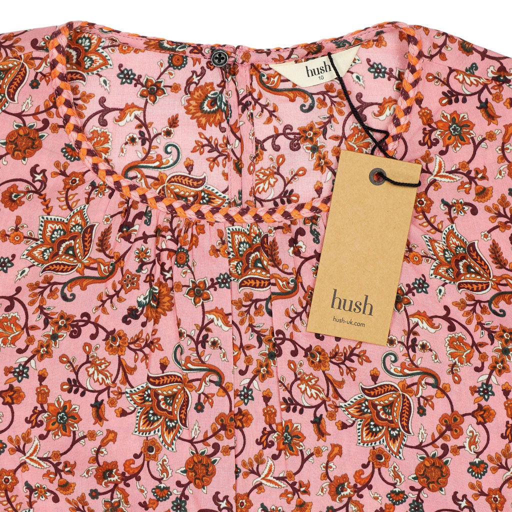 Hush Pink Ada Trim Blouse