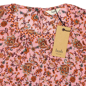 Hush Pink Ada Trim Blouse